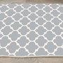Conceptum Els1913 Alfombra de Terciopelo Gris 80 x 120 cm